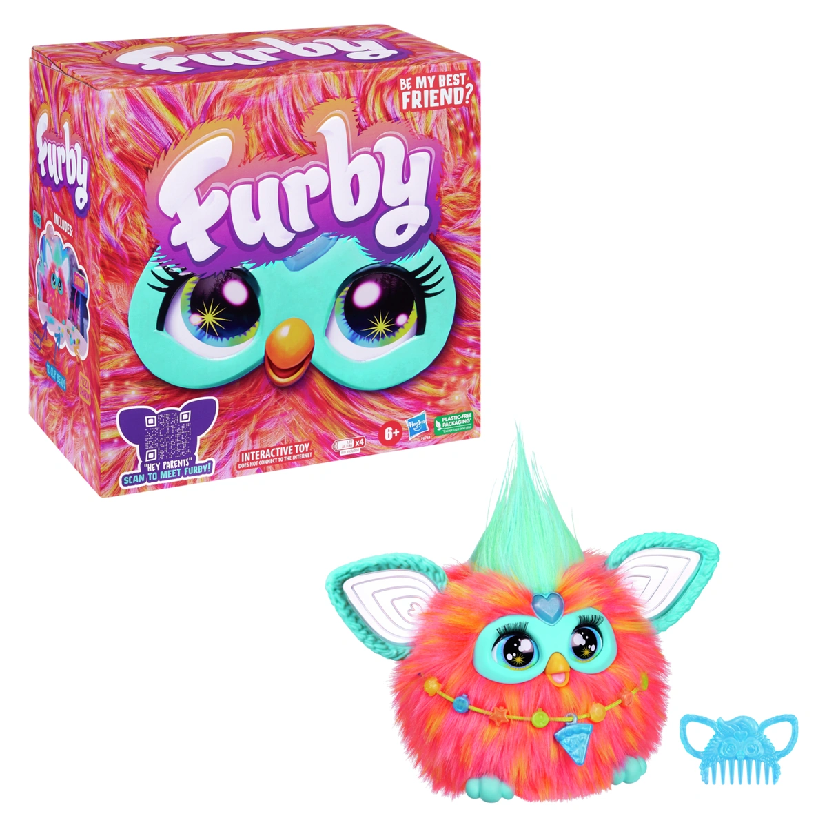 Furby Coral Interactive Toy Plush