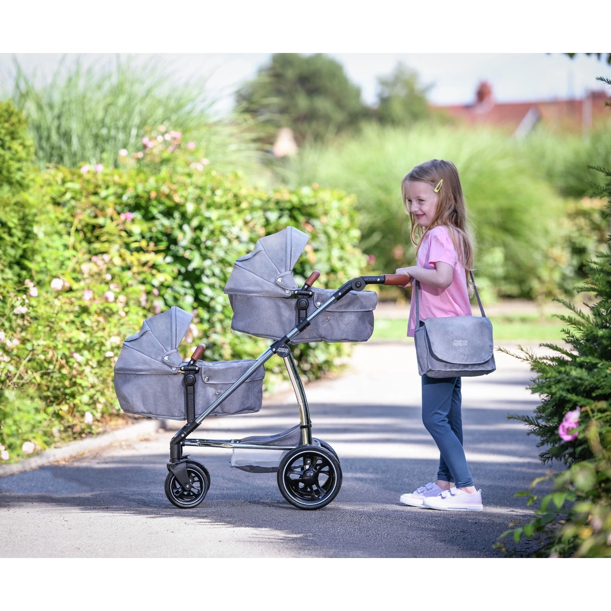 Mamas & Papas Twin Elite Dolls Pram