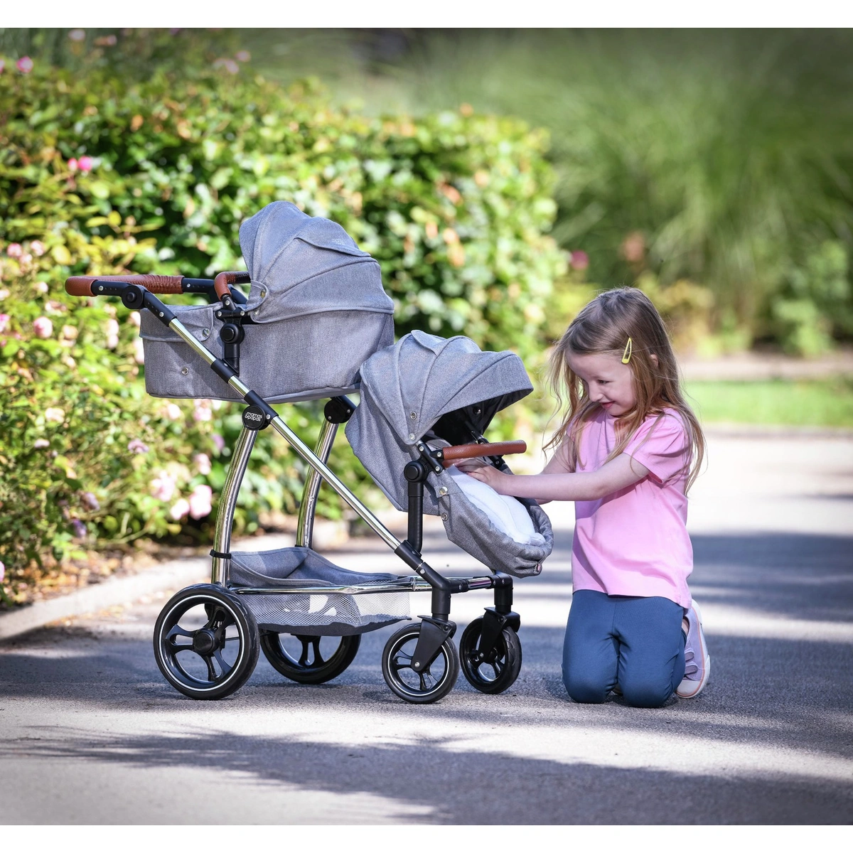 Mamas & Papas Twin Elite Dolls Pram