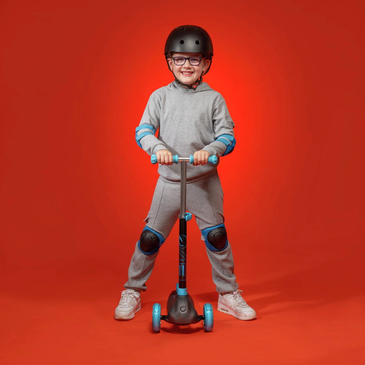 Evo Eclipse Kids 3 Wheel Scooter - Blue