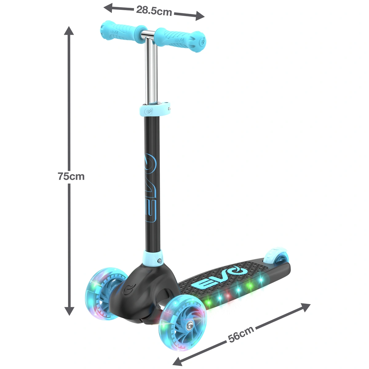 Evo Eclipse Kids 3 Wheel Scooter - Blue