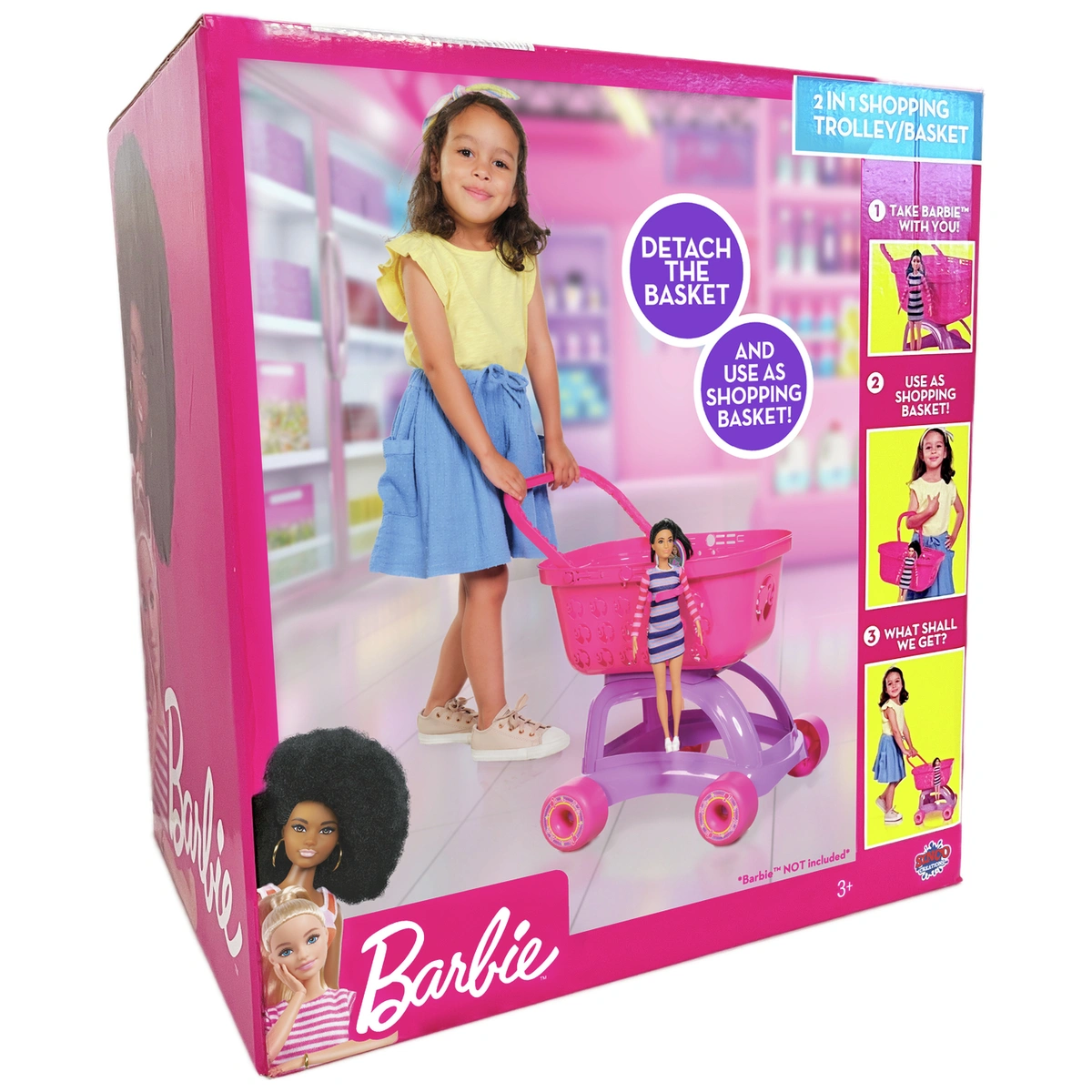 Barbie 2 in 1 Shopping Trolley