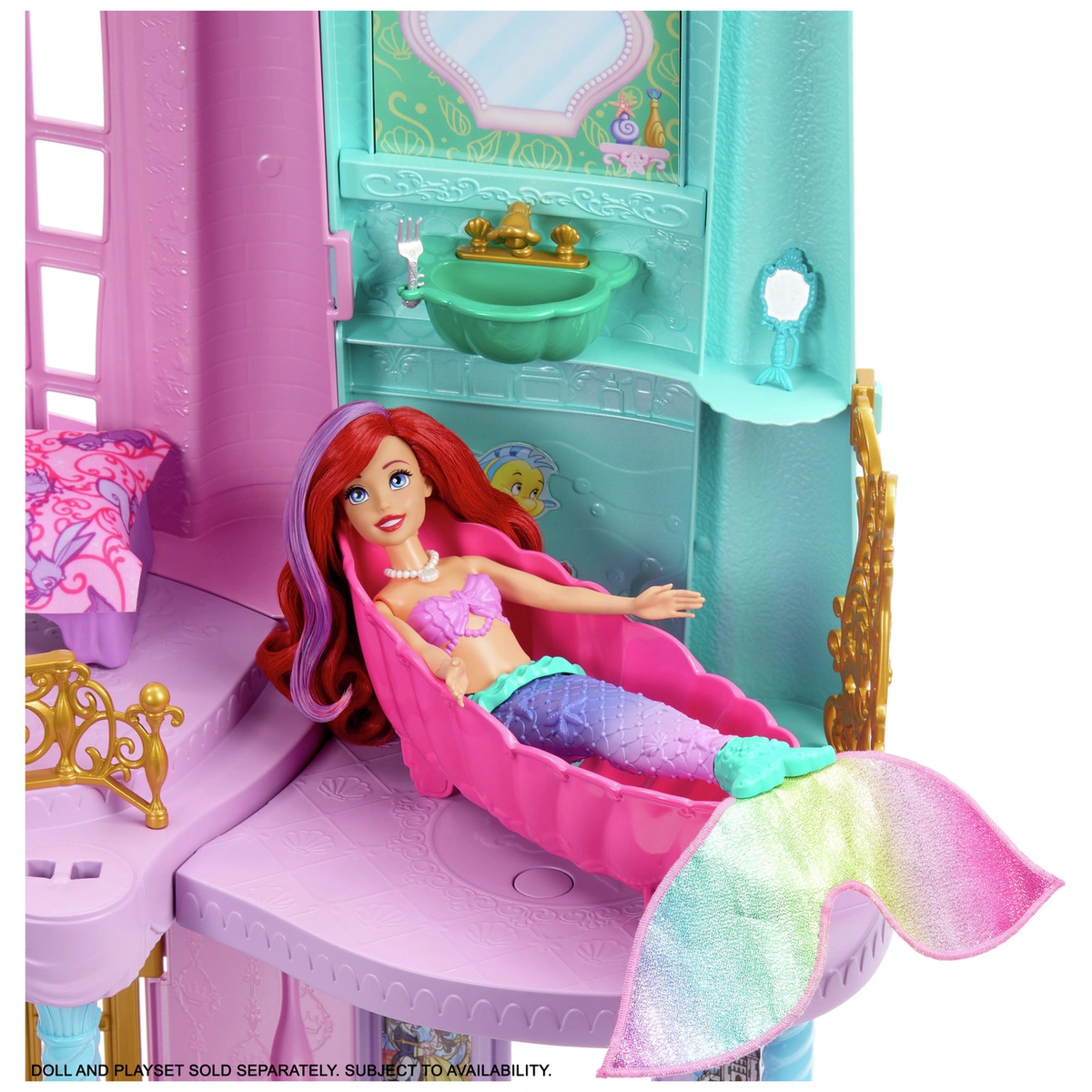 Disney Princess Magic Adventure Light & Sound Castle Playset