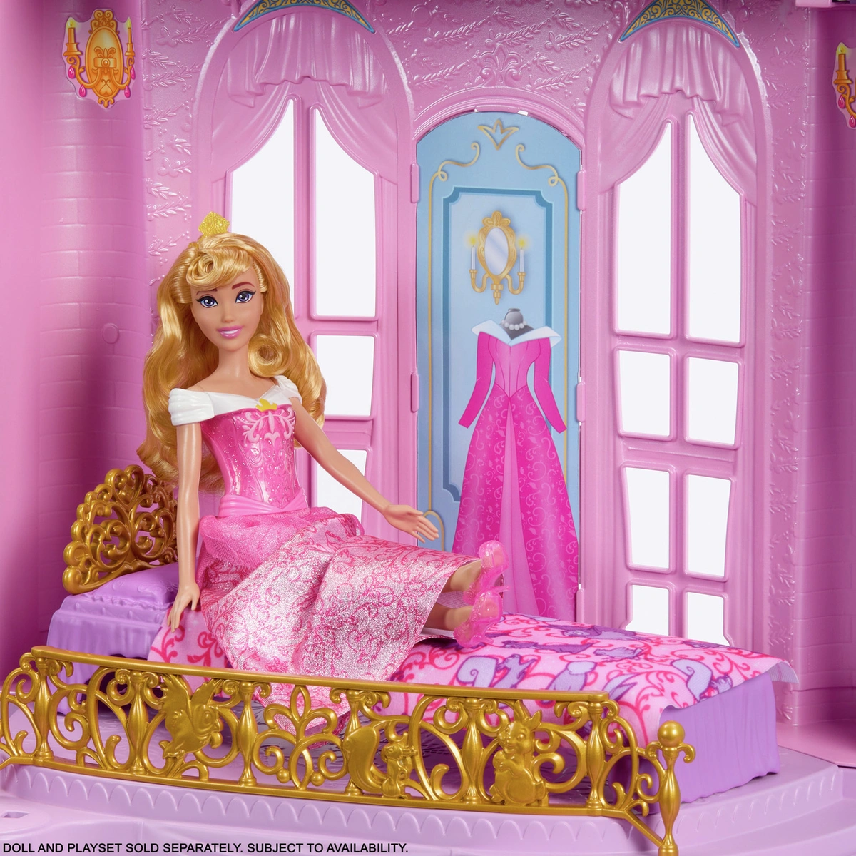 Disney Princess Magic Adventure Light & Sound Castle Playset