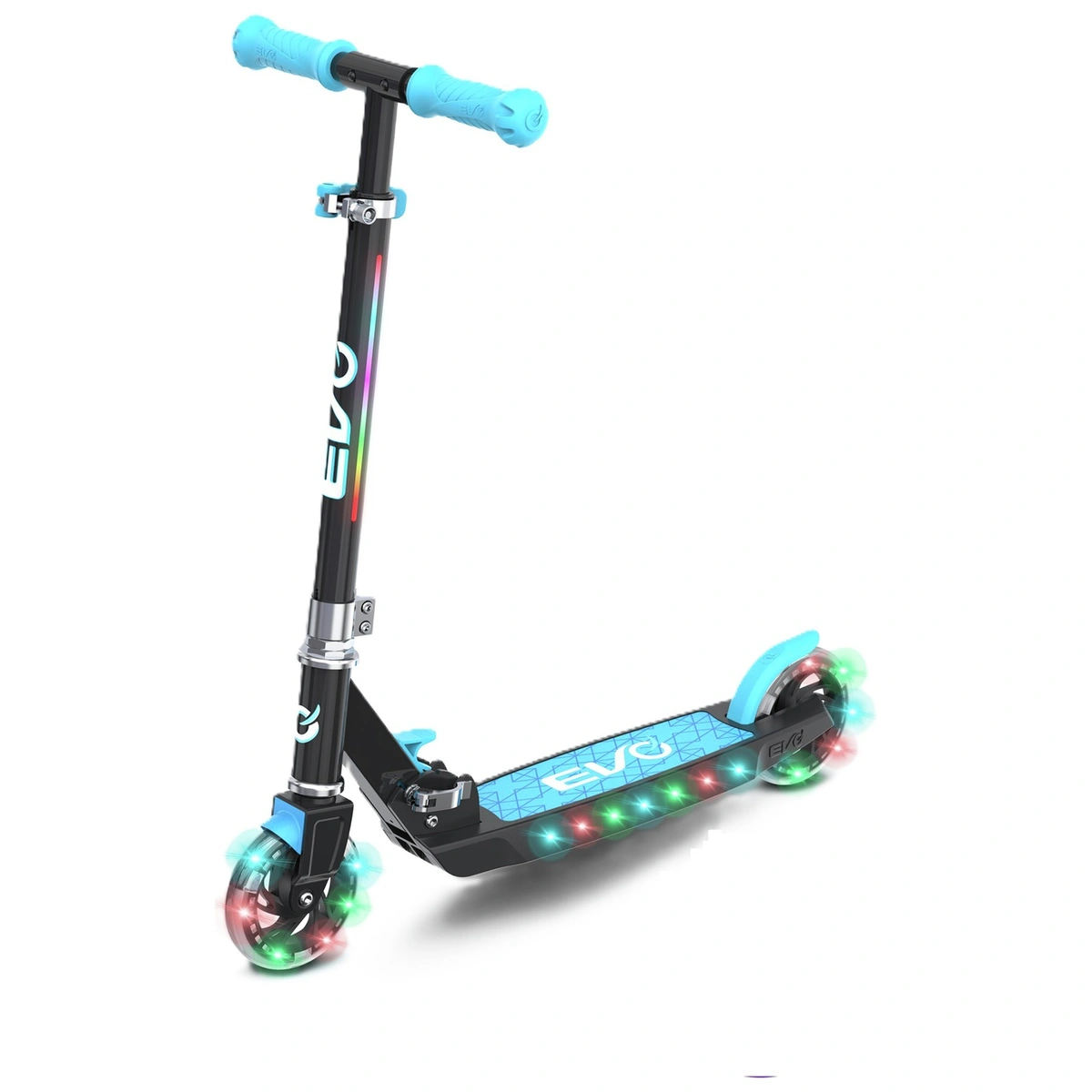 EVO Light Blast Foldable 2 Wheel Scooter - Blue