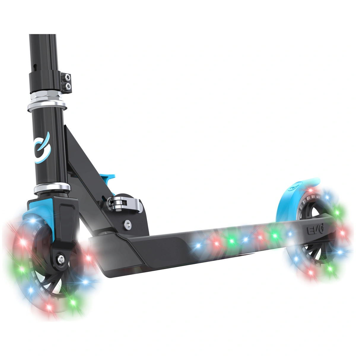 EVO Light Blast Foldable 2 Wheel Scooter - Blue