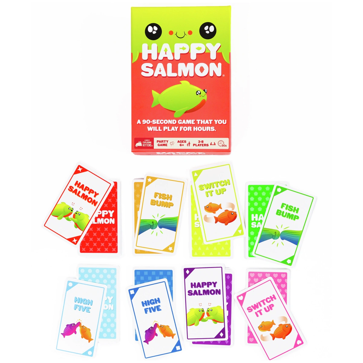 Exploding Kittens Happy Salmon Card Game