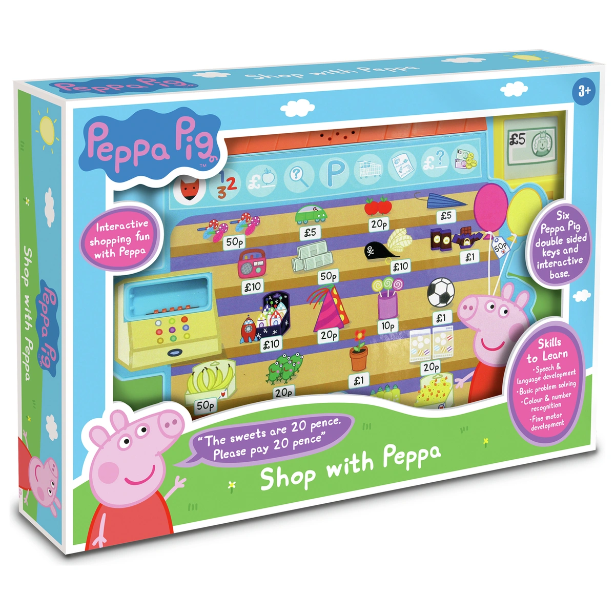 Peppa Pig Shop & Learn Interactive Playset