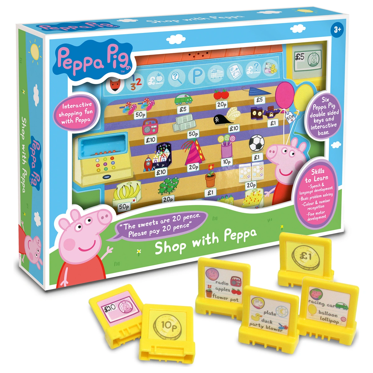 Peppa Pig Shop & Learn Interactive Playset