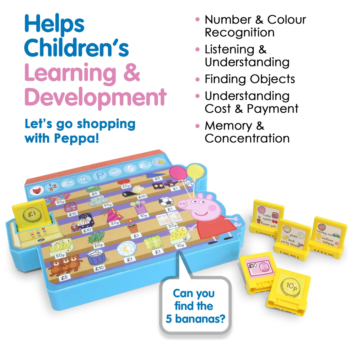 Peppa Pig Shop & Learn Interactive Playset