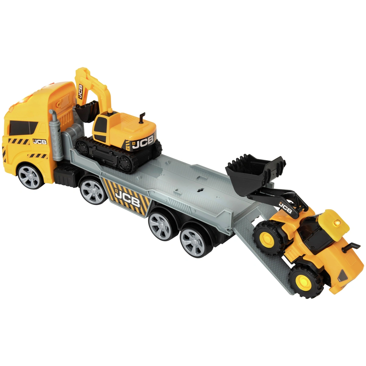Teamsterz JCB Transporter Truck With 2 Mini Vehicles