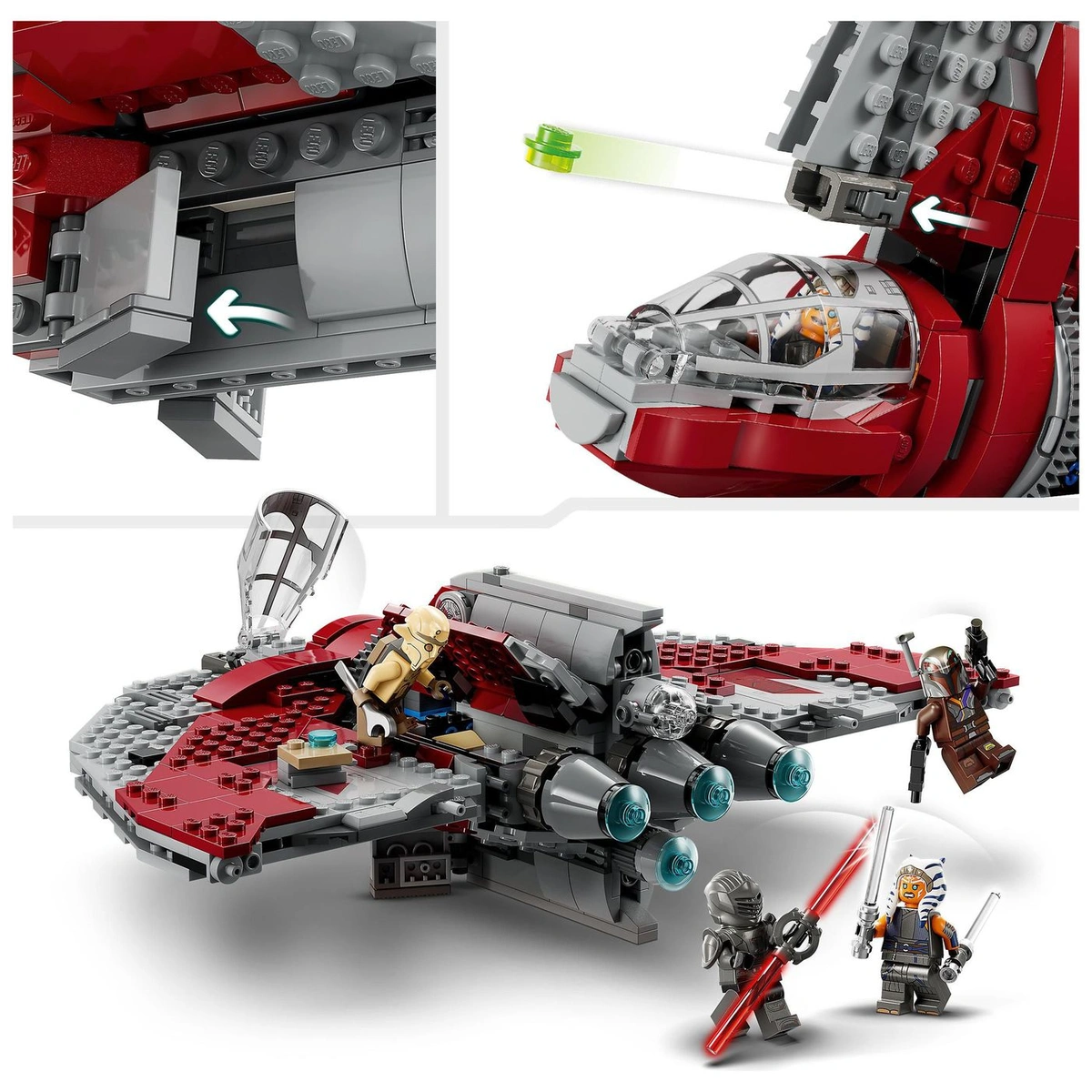 LEGO Star Wars Ahsoka Tano's T-6 Jedi Shuttle Set 75362
