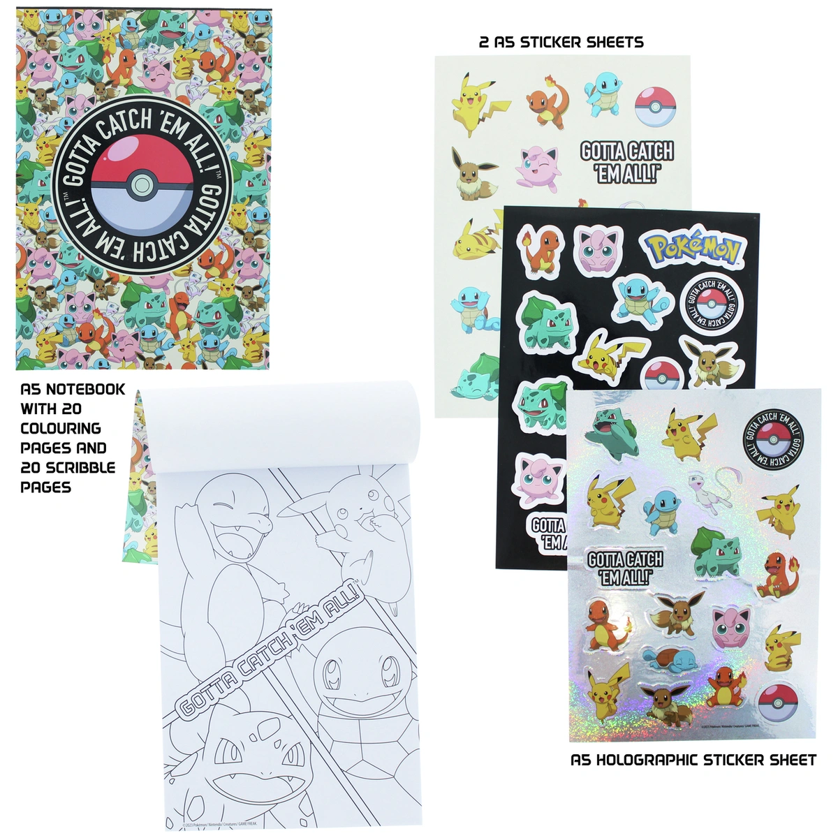 Pokemon Activity Colouring Set