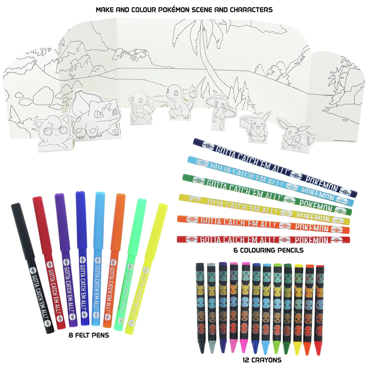 Pokemon Activity Colouring Set