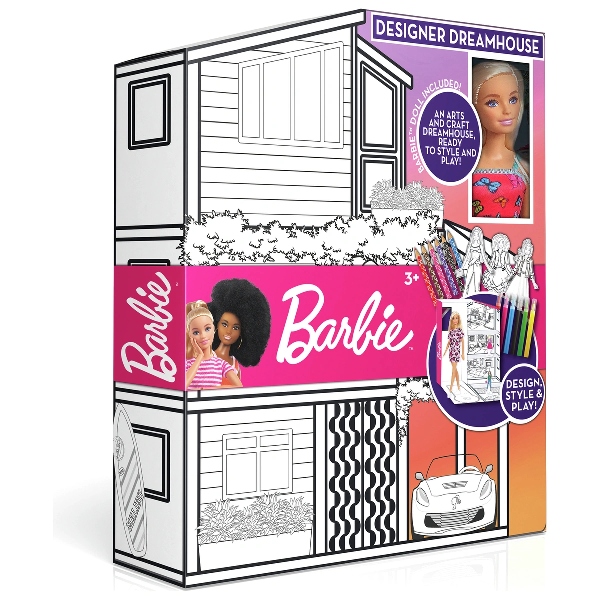Barbie Designer Dreamhouse with Doll - 13inch/33cm
