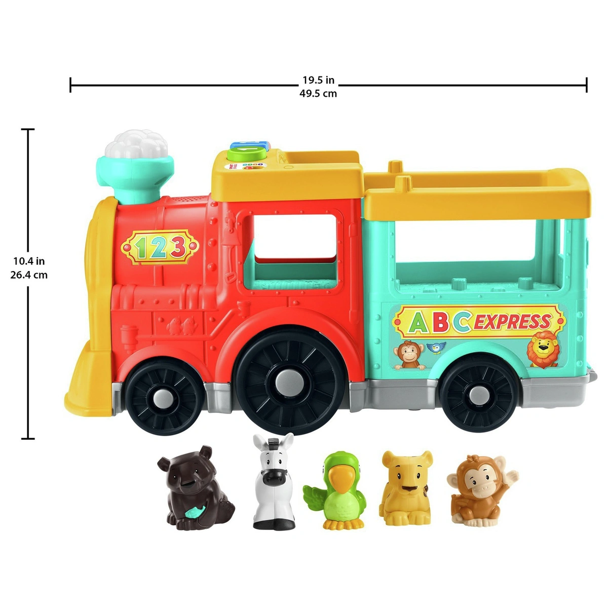 Fisher-Price Little People Big ABC Animal Train Toy