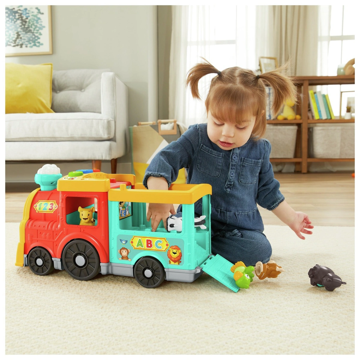 Fisher-Price Little People Big ABC Animal Train Toy