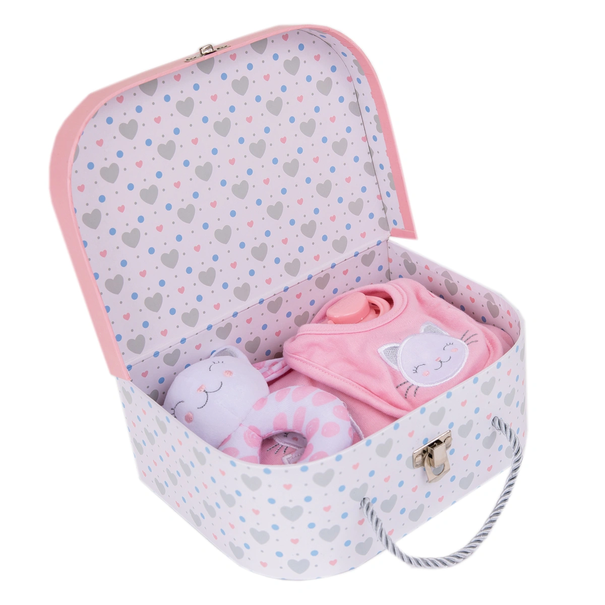 Tiny Treasures Baby Doll Layette Gift Set in Pink