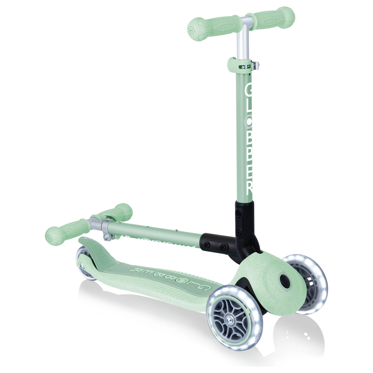 Globber Junior Ecological 3 Wheel Scooter - Pistachio
