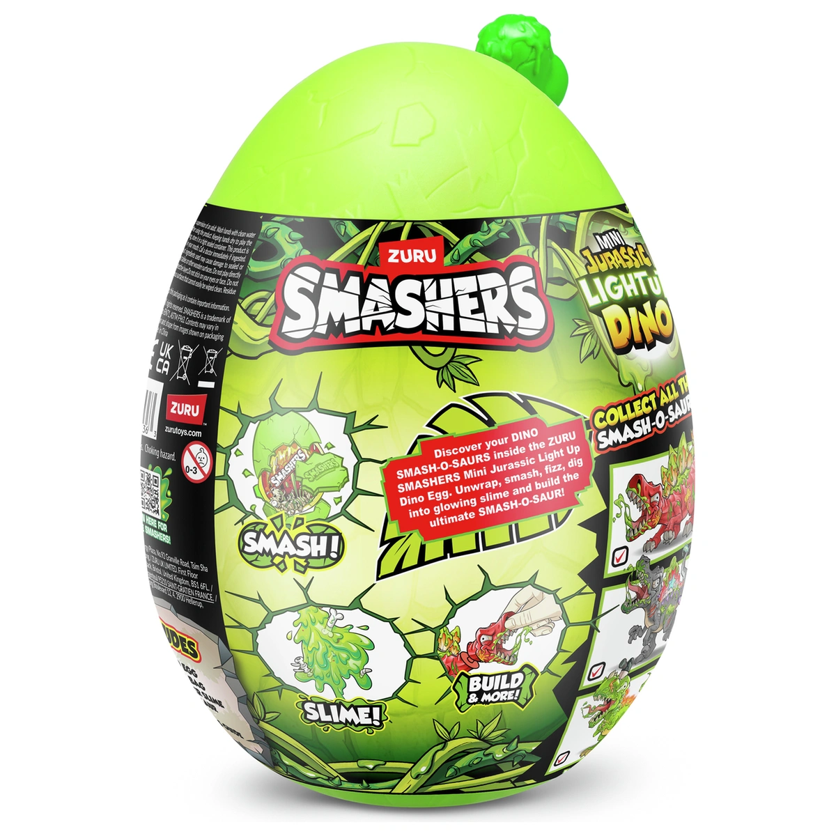 Zuru Smashers Jurassic Mini Light-up Dino Playset