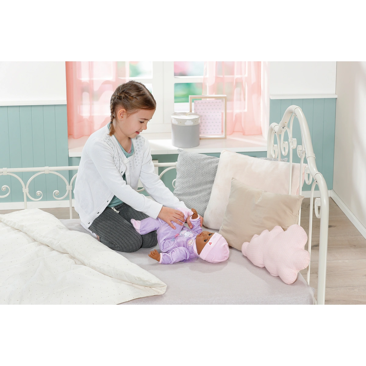 Baby Annabell Active Leah Doll - 17inch/43cm