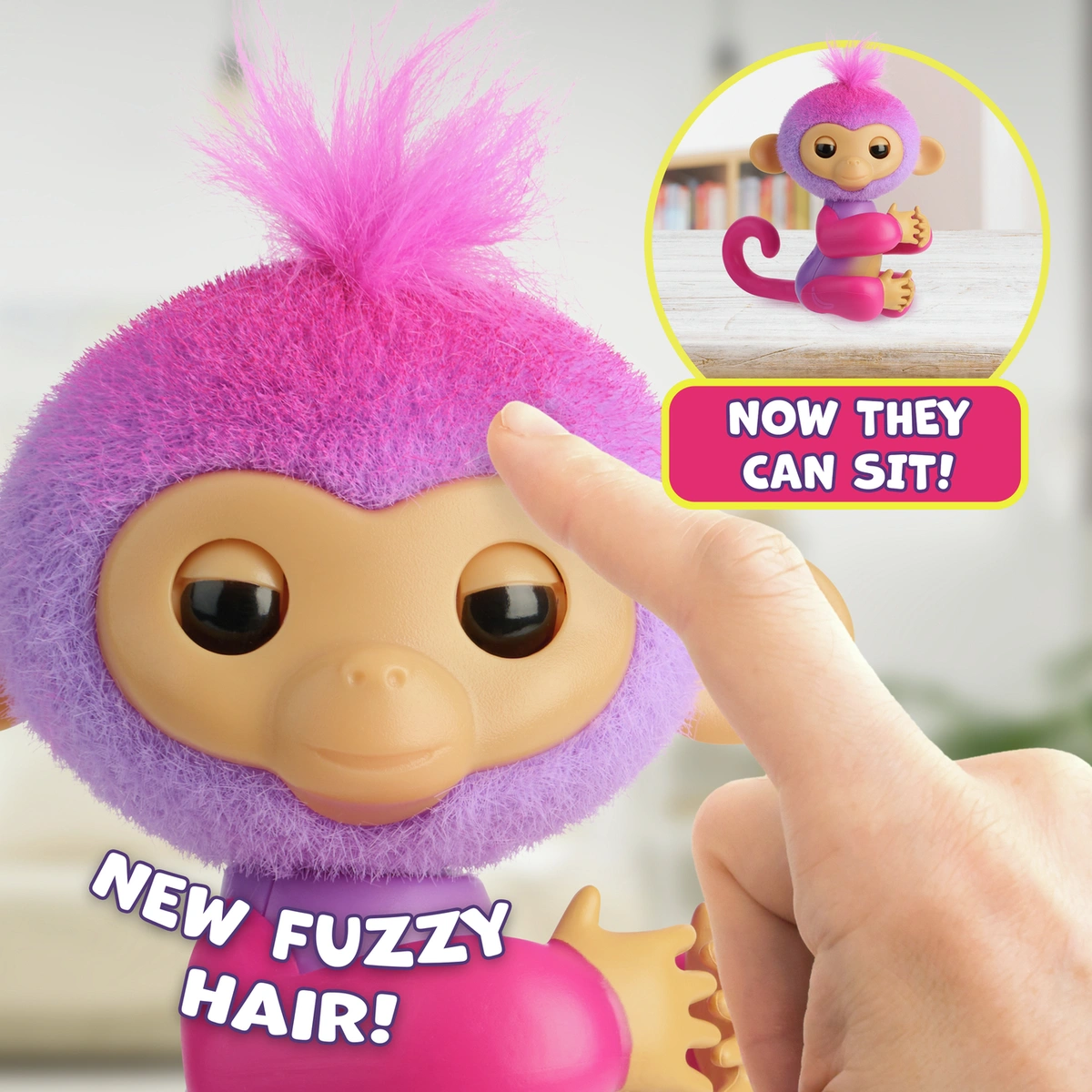 Fingerlings Monkey Purple - Charli