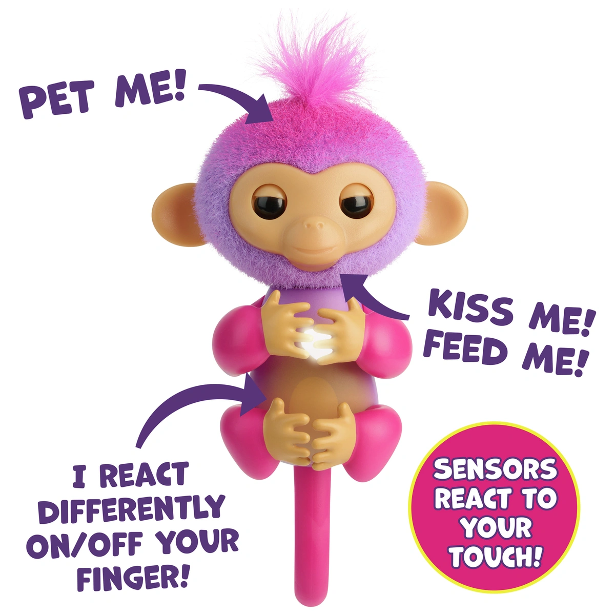 Fingerlings Monkey Purple - Charli
