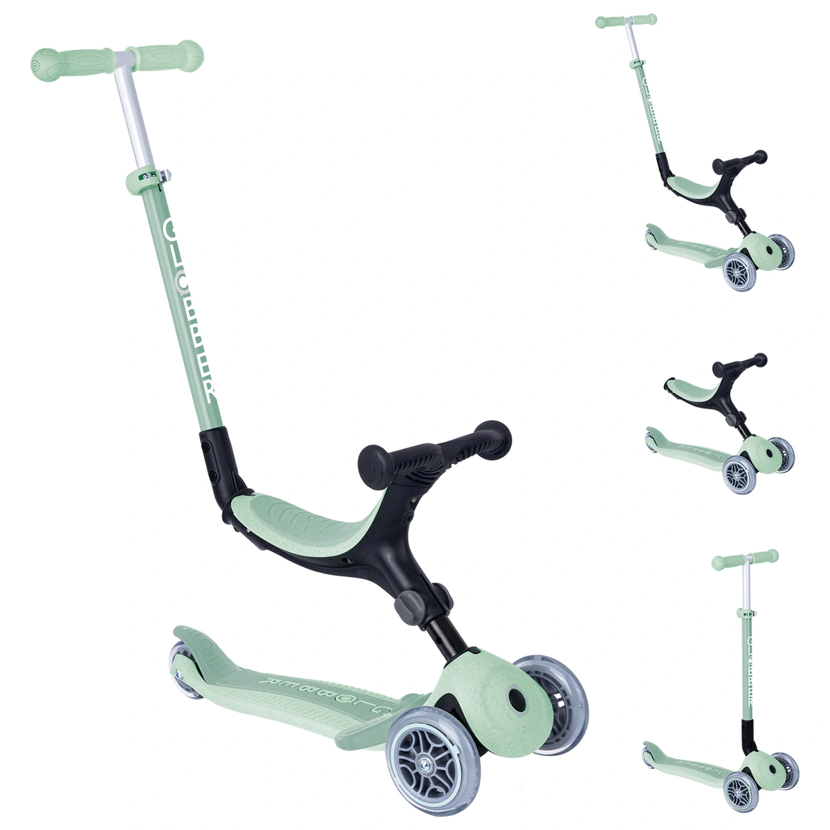 Globber Go Up Ecological Foldable Scooter - Pistachio