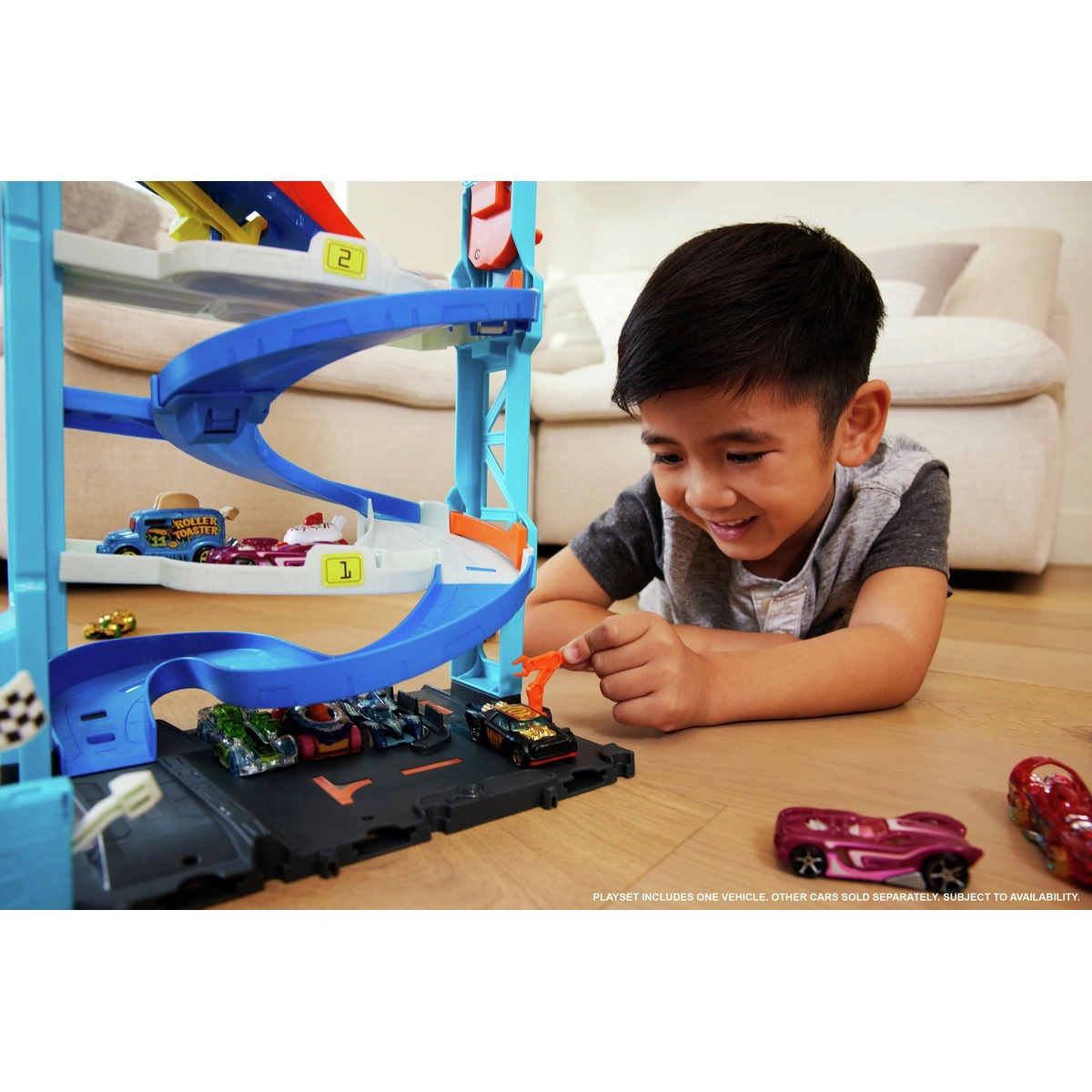Hot Wheels City Transforming Race Tower Playset