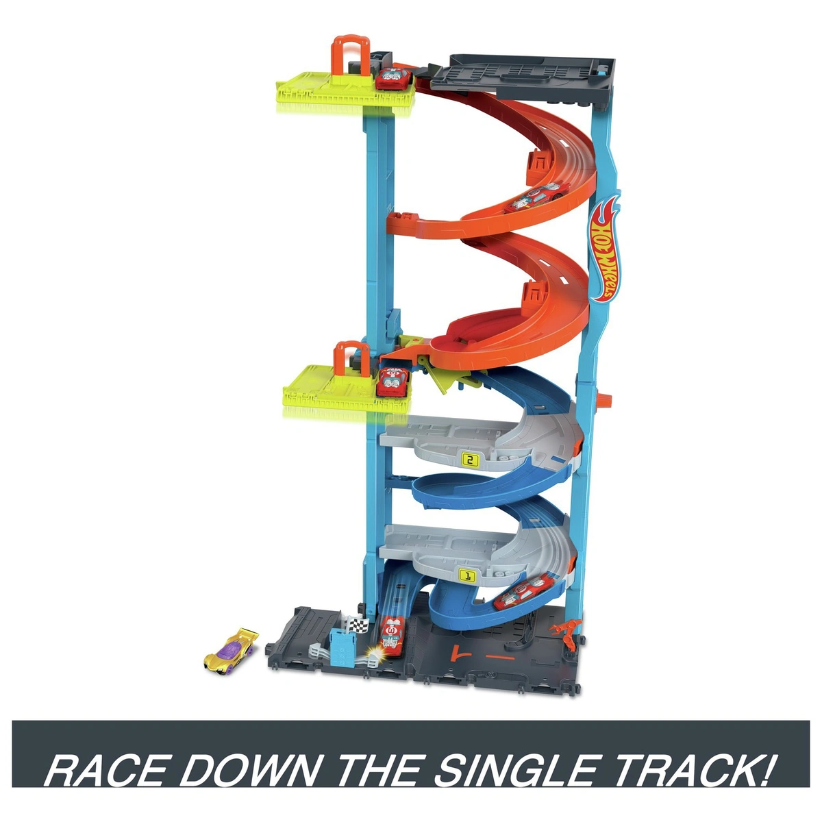 Hot Wheels City Transforming Race Tower Playset