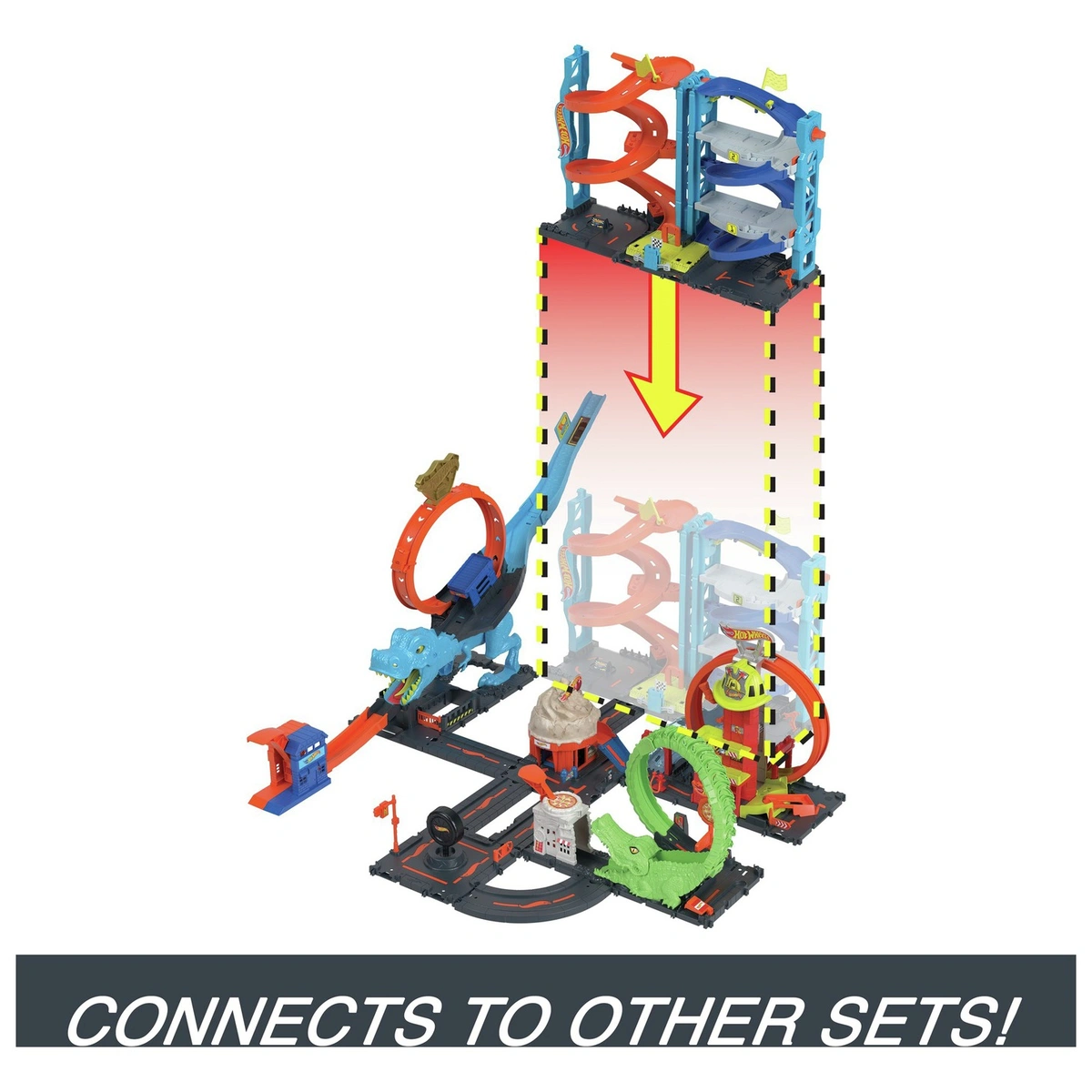 Hot Wheels City Transforming Race Tower Playset