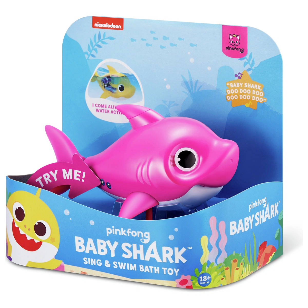 Zuru Alive Junior Robotic Baby Shark-Pink