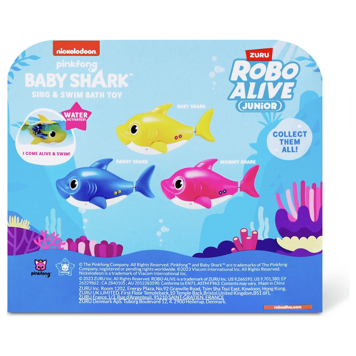 Zuru Alive Junior Robo Baby Shark-Blue