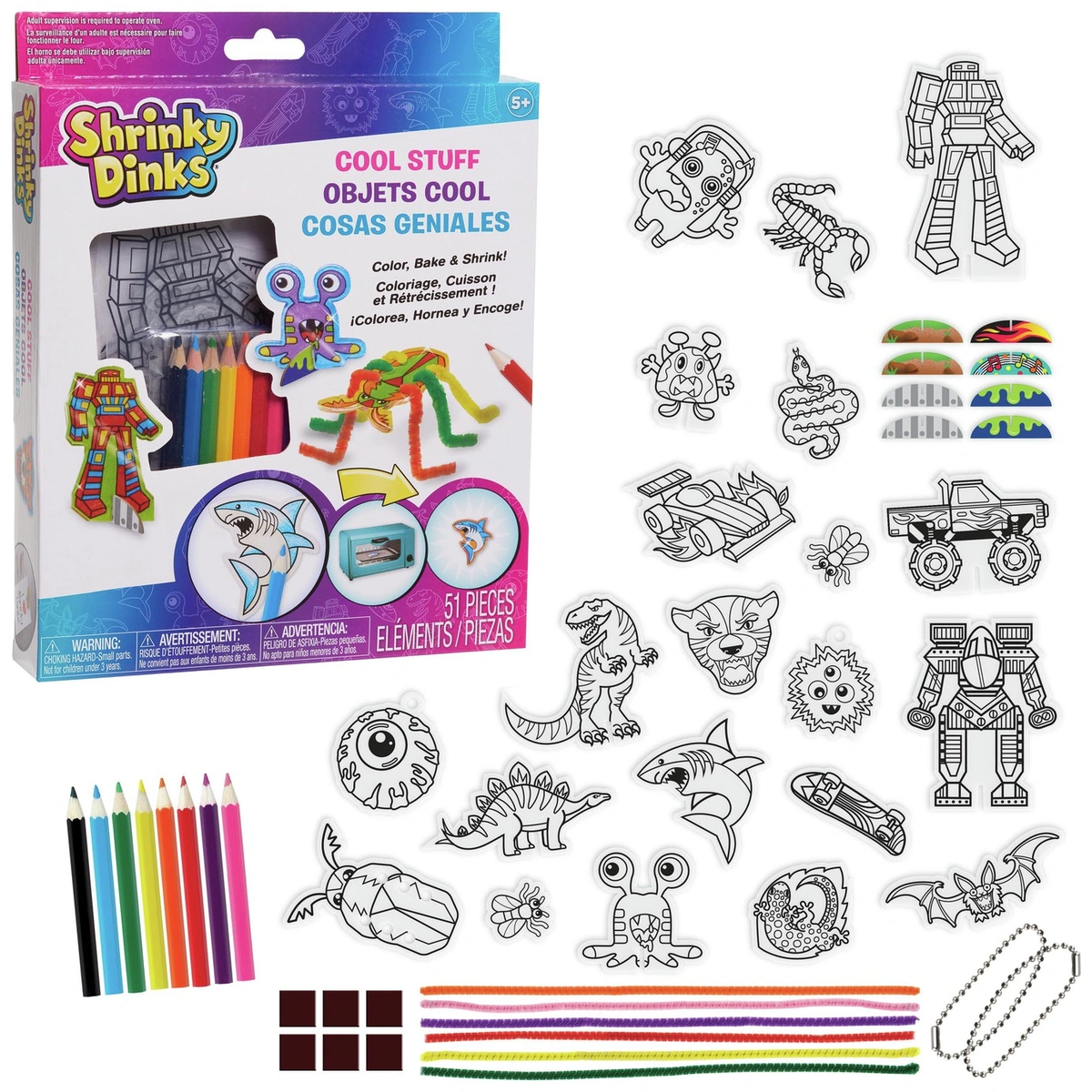 Shrinky Dinks Create and Wear Cool Stuff Craft Kit