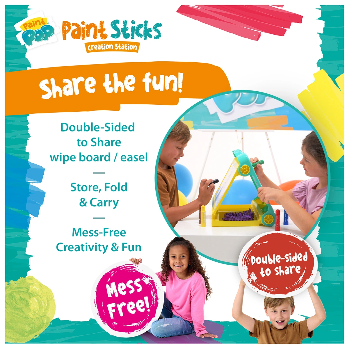 Trends UK Paint Pops And Sticks Creation Station