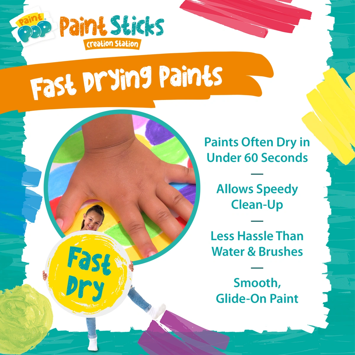 Trends UK Paint Pops And Sticks Creation Station