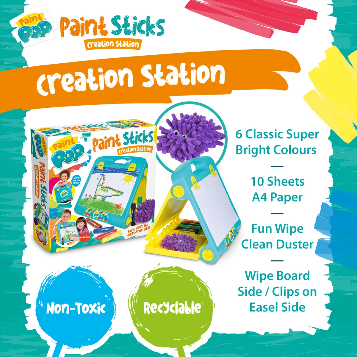 Trends UK Paint Pops And Sticks Creation Station