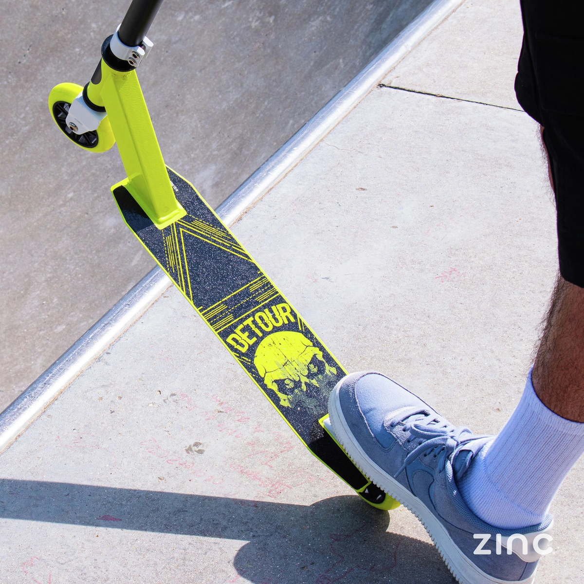 Zinc Detour Kids Stunt Scooter - Yellow