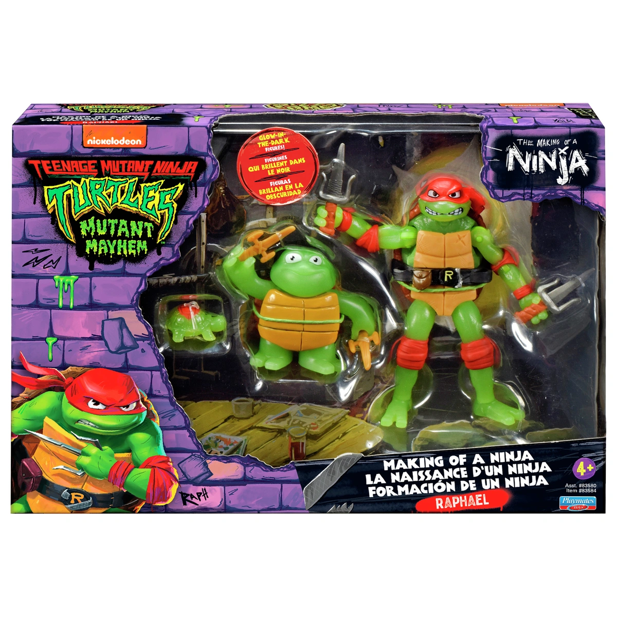 TMNT Making of Turtles Raphael Action Figure Pack