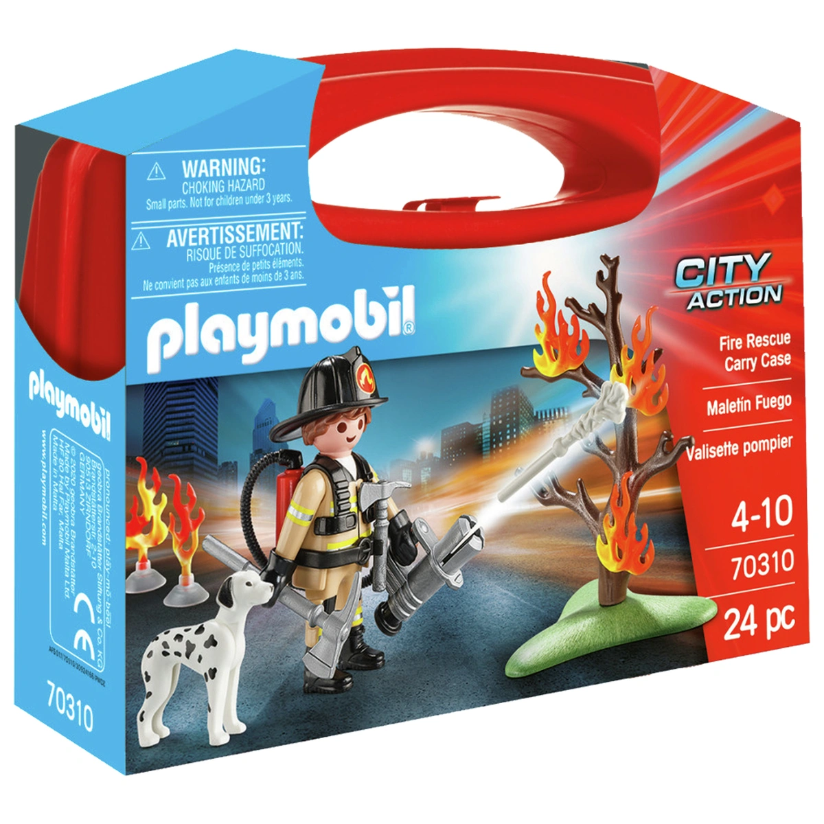 Playmobil 70310 City Action Fire Rescue Small Carry Case
