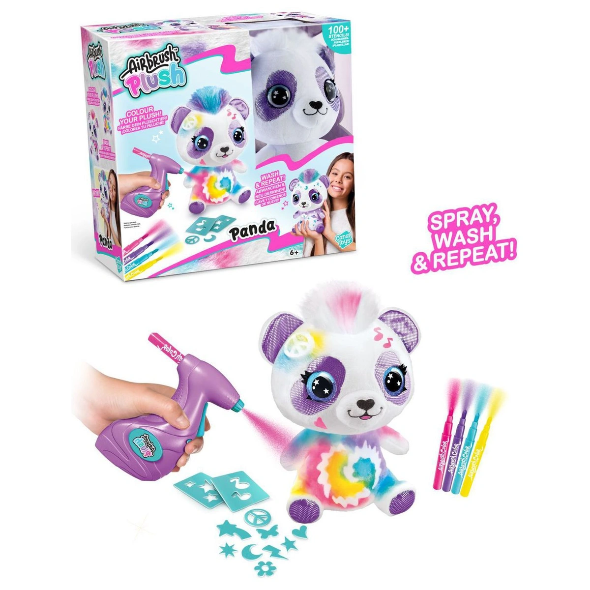 Airbrush Plush Panda