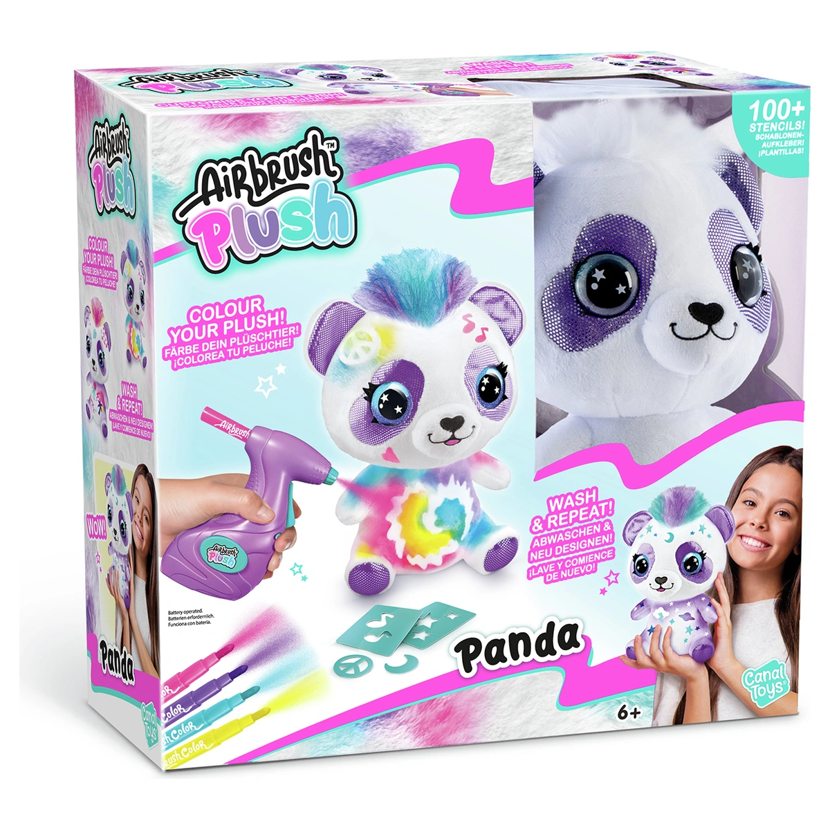 Airbrush Plush Panda