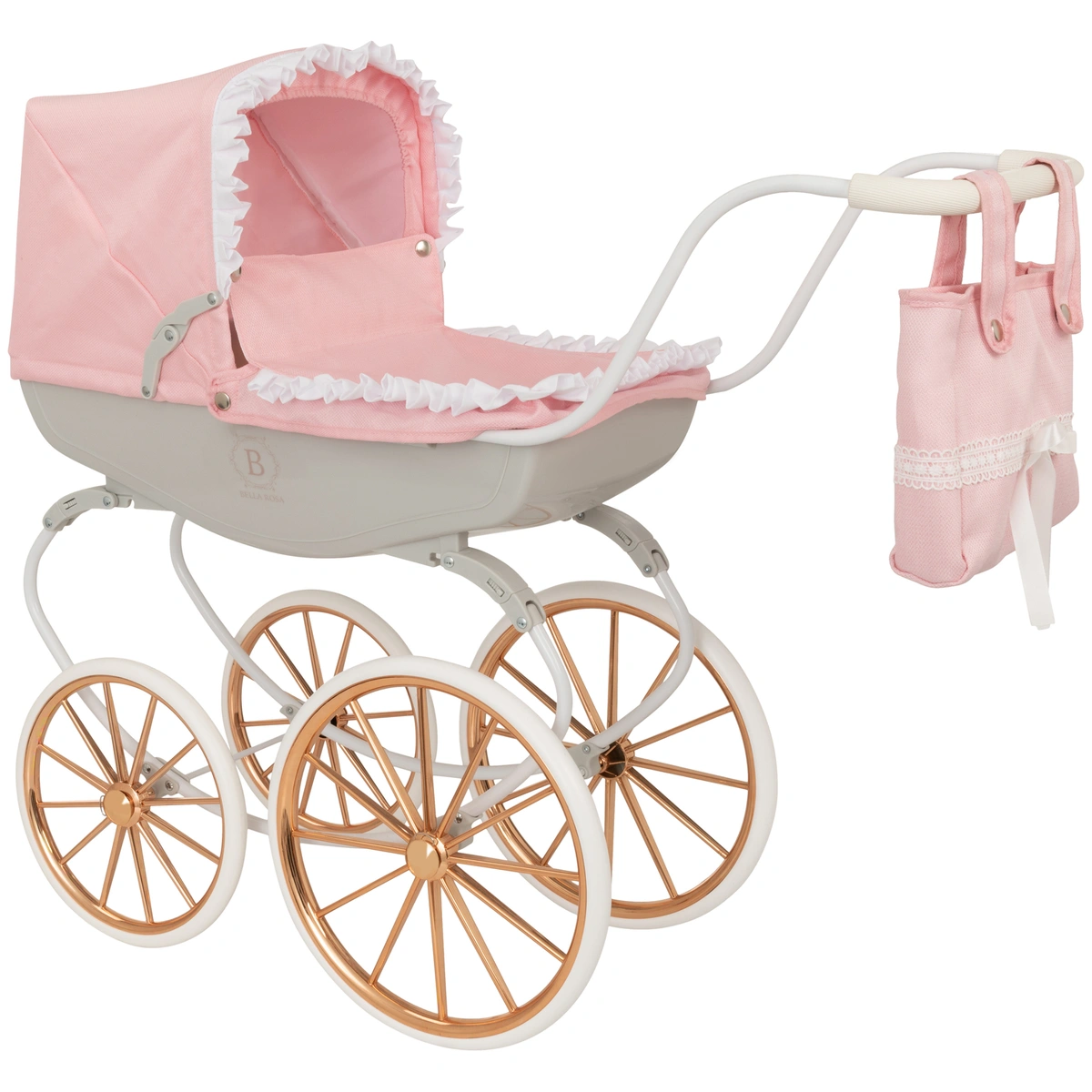 Baby Chic Bella Rosa Cambridge Dolls Carriage Pram