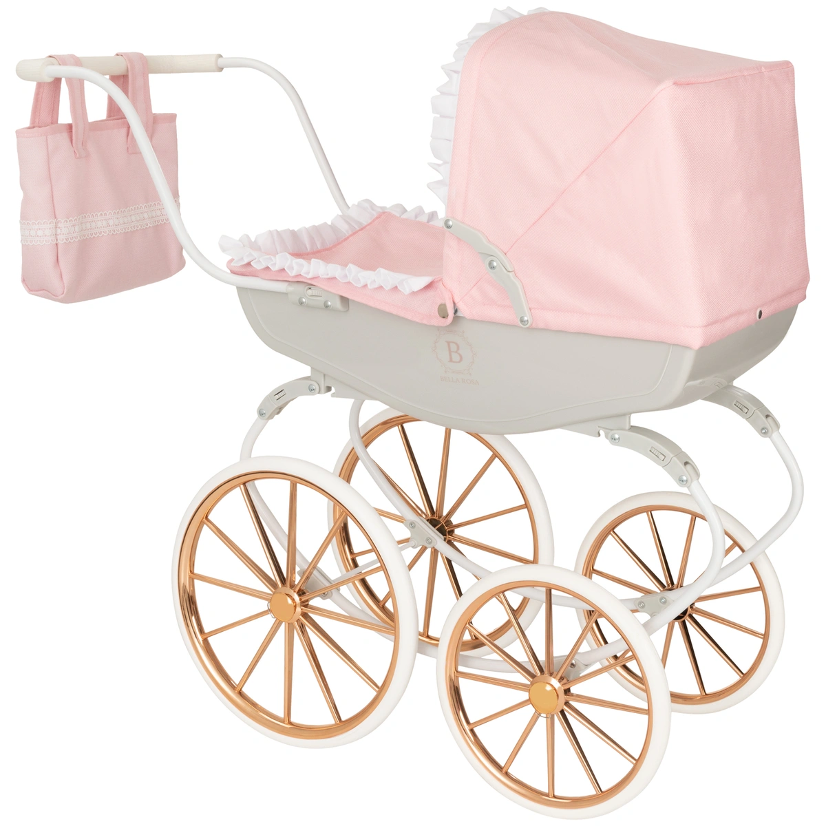 Baby Chic Bella Rosa Cambridge Dolls Carriage Pram