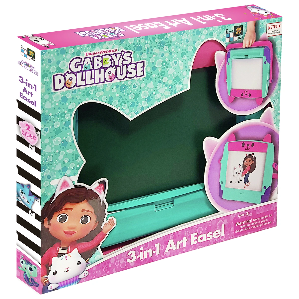Gabby's Dollhouse 3 In 1 Art Easel