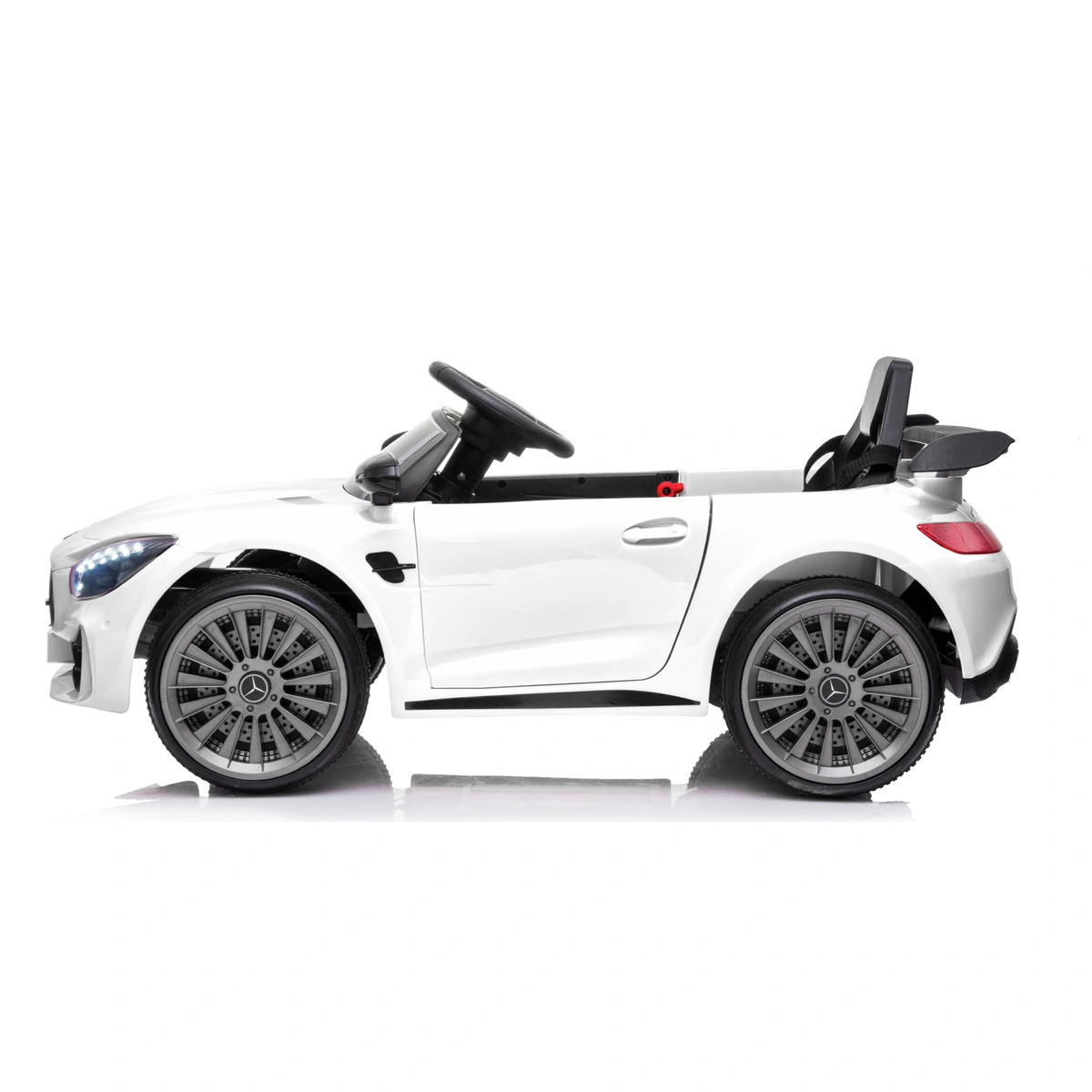 Mercedes Benz AMG GTR 6V Kids Electric Car - White