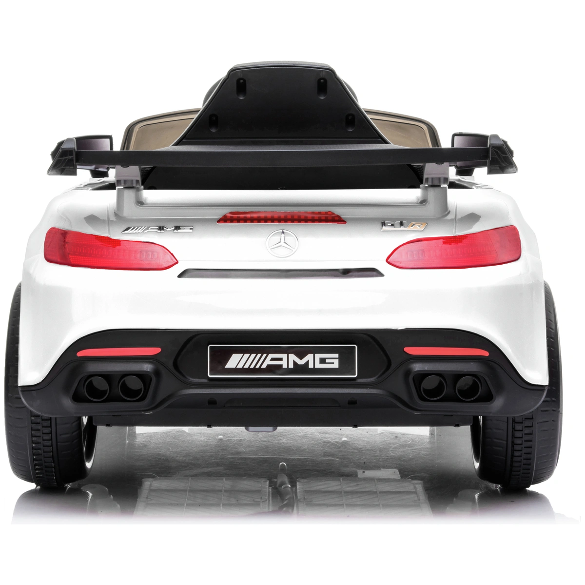 Mercedes Benz AMG GTR 6V Kids Electric Car - White