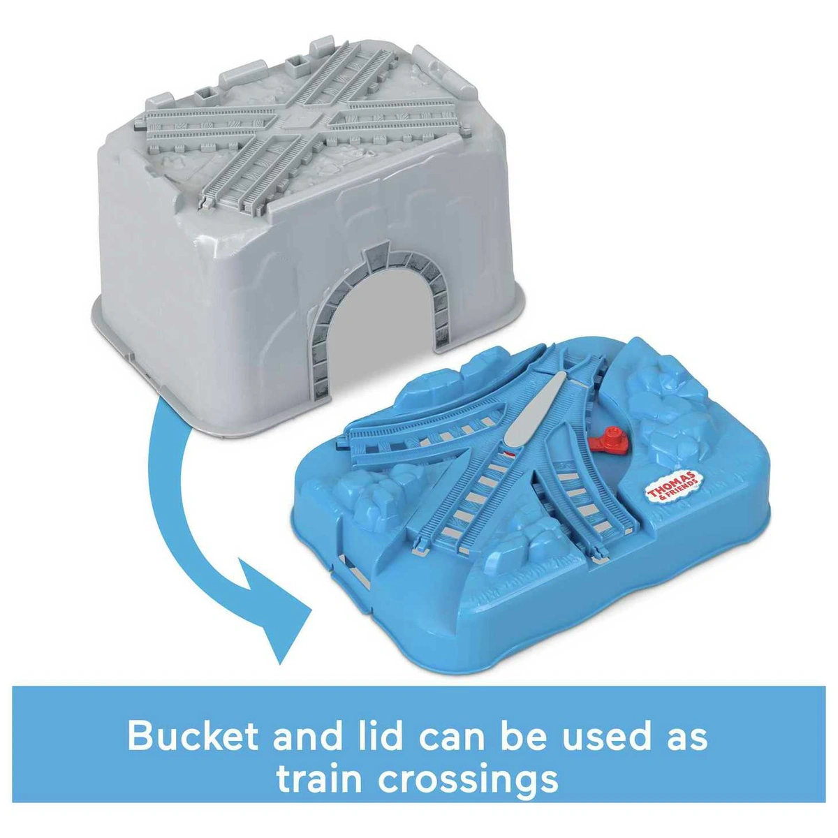 Thomas & Friends Connect & Build Train Track Bucket Set
