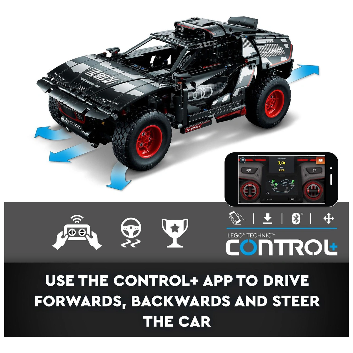 LEGO Technic Audi RS Q e-tron Remote Control Car Toy 42160