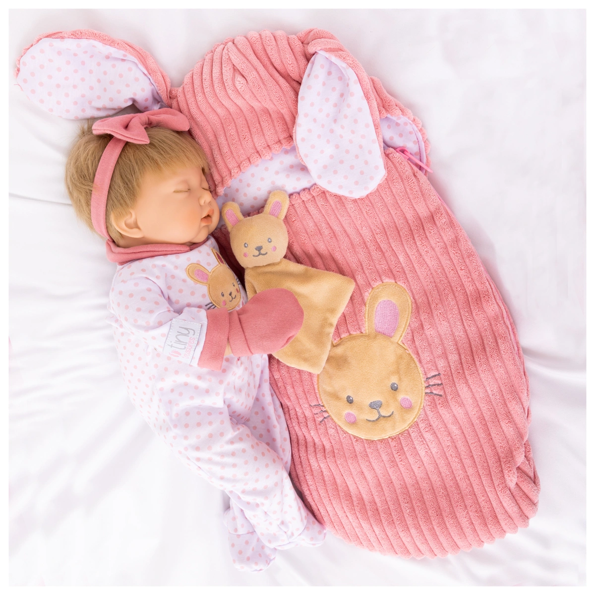 Tiny Treasures Little Sister Baby Doll - 17inch/44cm